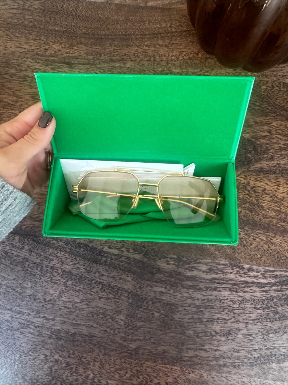 Bottega Aviator 1127 Pilot Sunglasses
